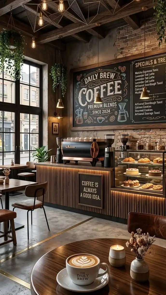 Coffee shop interior